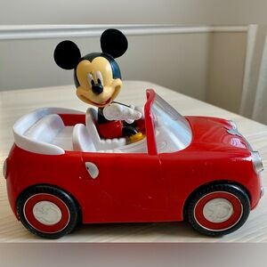 Disney Mickey Mouse Roadster RC Car for PARTS ONLY NO REMOTE CONTROL